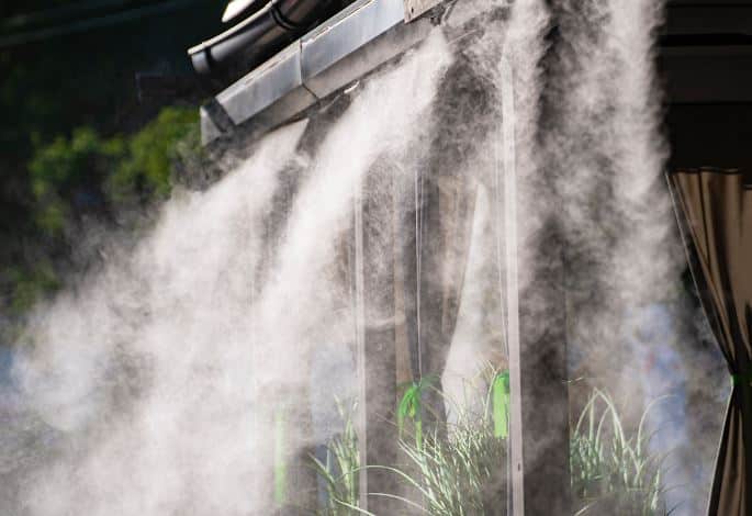 Outdoor Mist Cooling System-Service Or Repair
