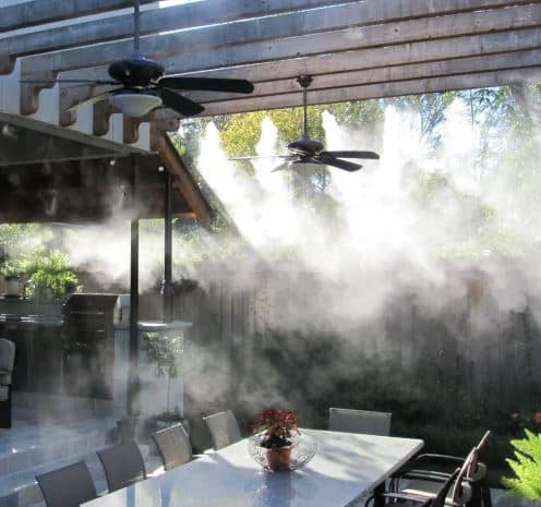 Outdoor Mist Cooling System-Service Or Repair