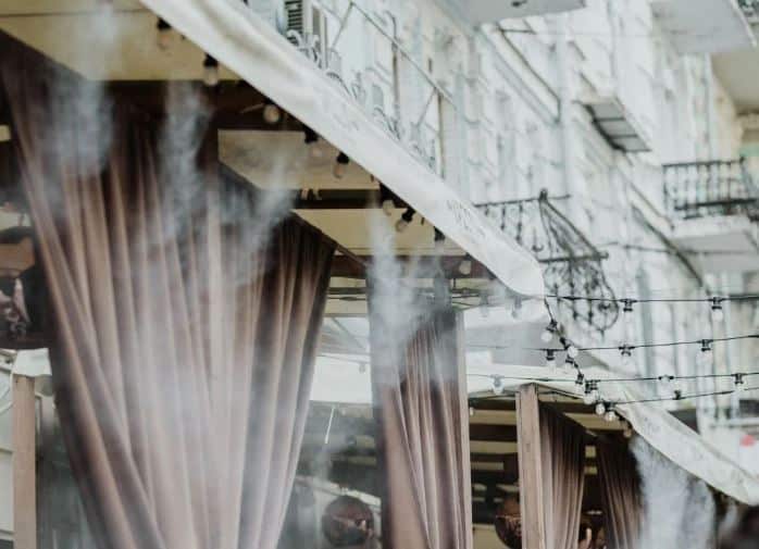 Outdoor Mist Cooling System-Service Or Repair