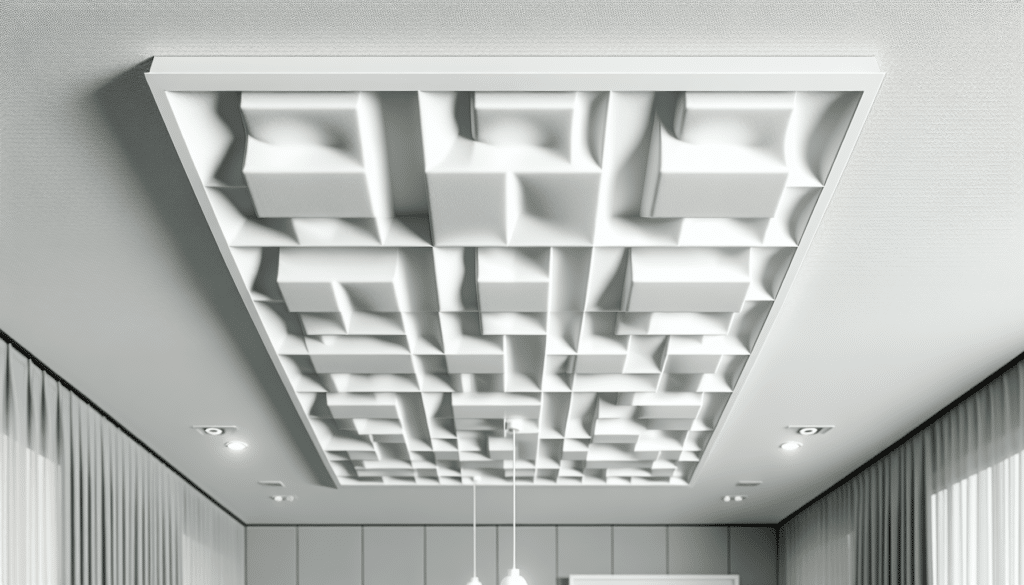 Acoustic Ceiling Or Wall Tiles-Clean