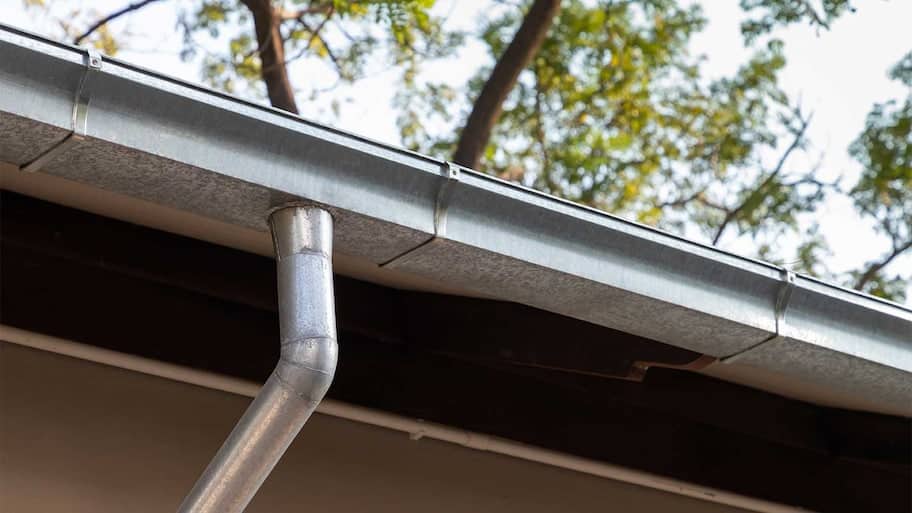 Galvanized Gutters-Install