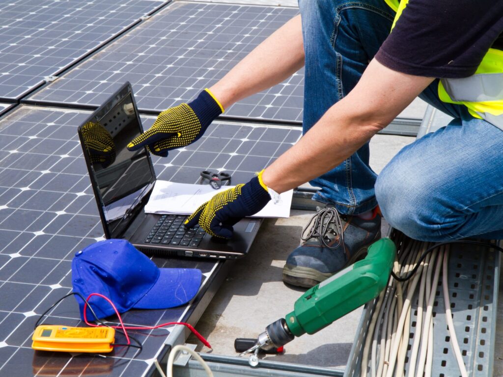 Solar Panels For Electric System-Repair