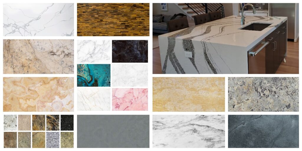 Tile Natural Stone-Granite-Marble-Slate-Quartz-Install-Materials Provided By Consumer
